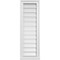 Ekena Millwork Vertical Surface Mount PVC Gable Vent: Functional, w/ 2"W x 2"P Brickmould Sill Frame, 12"W x 36"H GVPVE12X3603SF - alternate 1